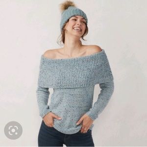 Lauren Conrad off the shoulder sweater